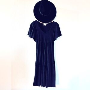 ❤️ Nation ltd Jacie Dress | Size S | Black Midi Dress | Like New ❤️